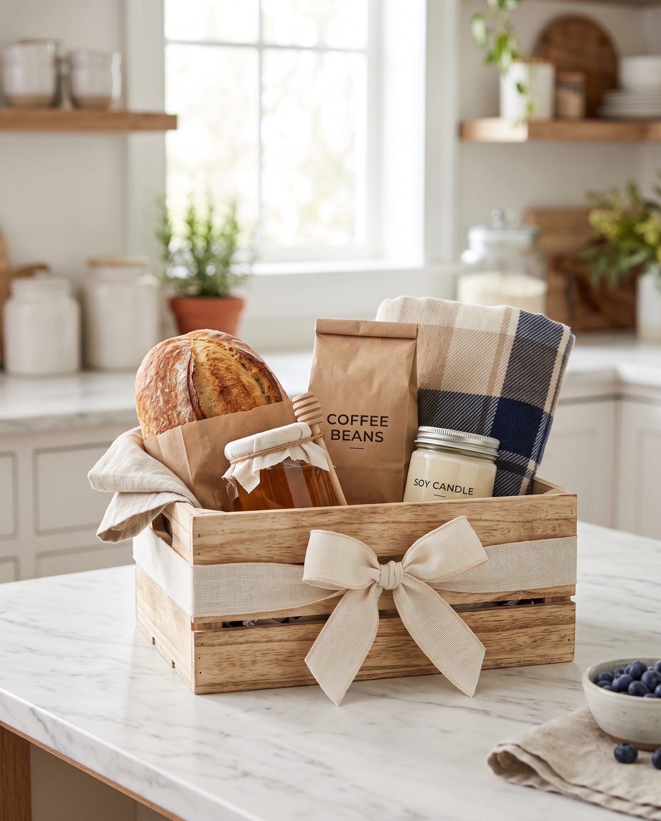 The Mountain Welcome — gift basket by The Gathered Gift Co